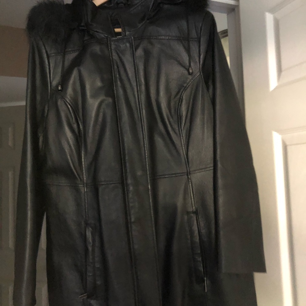 Leather jacket